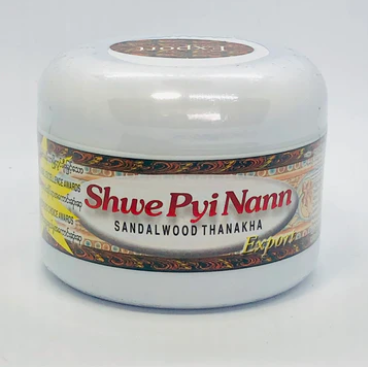 Shwe Pyi Nann Sandalwood Thanaka (နံ့သာဖြူ သနပ်ခါး ဗူးကြီး)