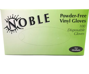 Noble Powder-Free Vinyl Gloves တခါသုံးလက်အိပ်