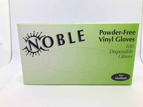 Noble Powder-Free Vinyl Gloves တခါသုံးလက်အိပ်