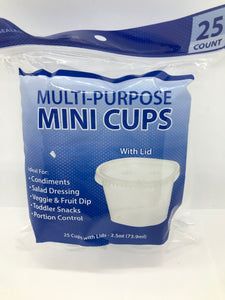 Multi Purpose Mini Cups (ဘက်စုံတခါသုံးခွက်)